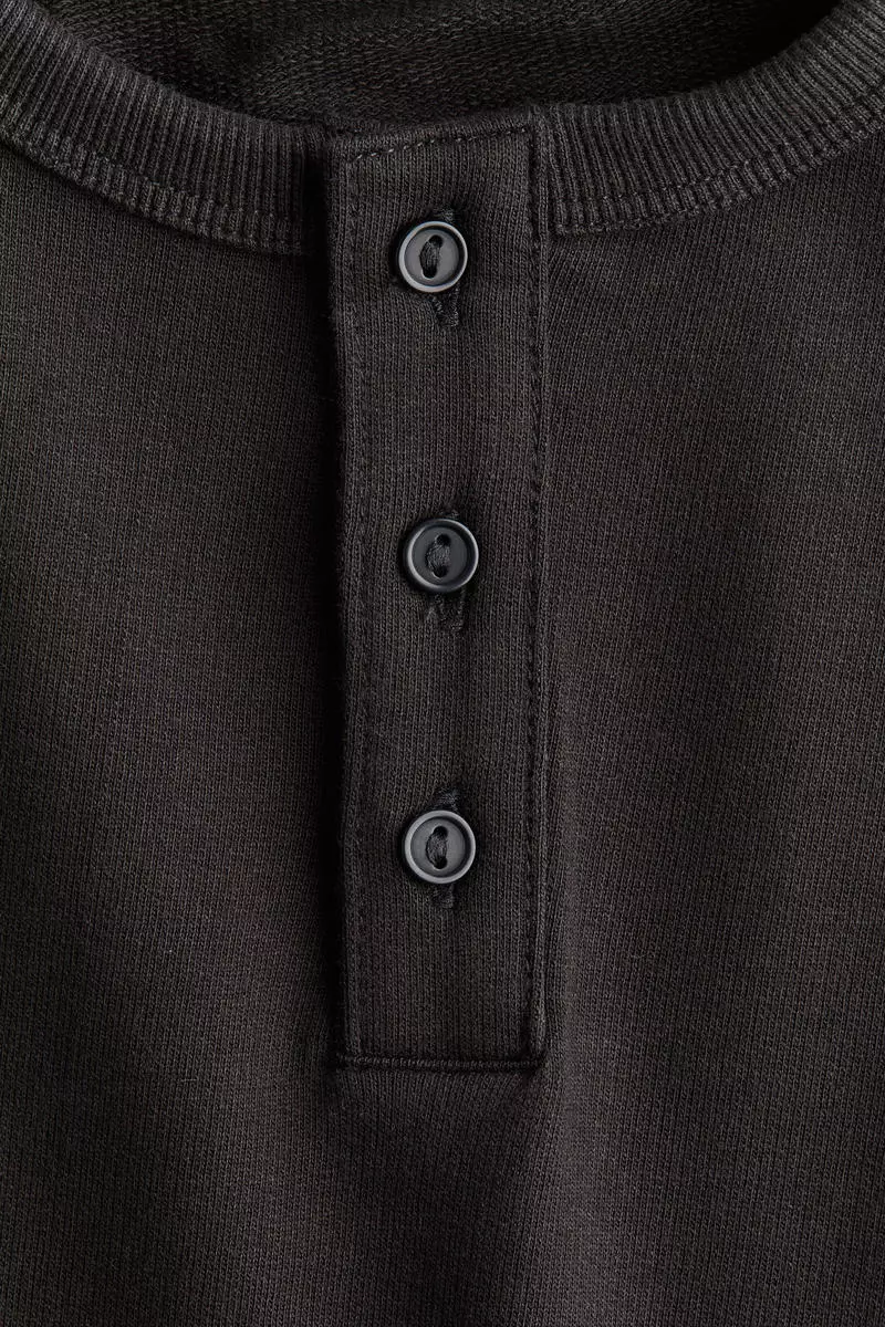 Cotton Henley T-shirt