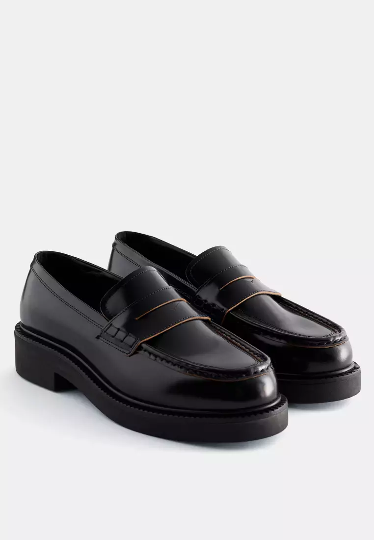 Chunky Leather Loafers