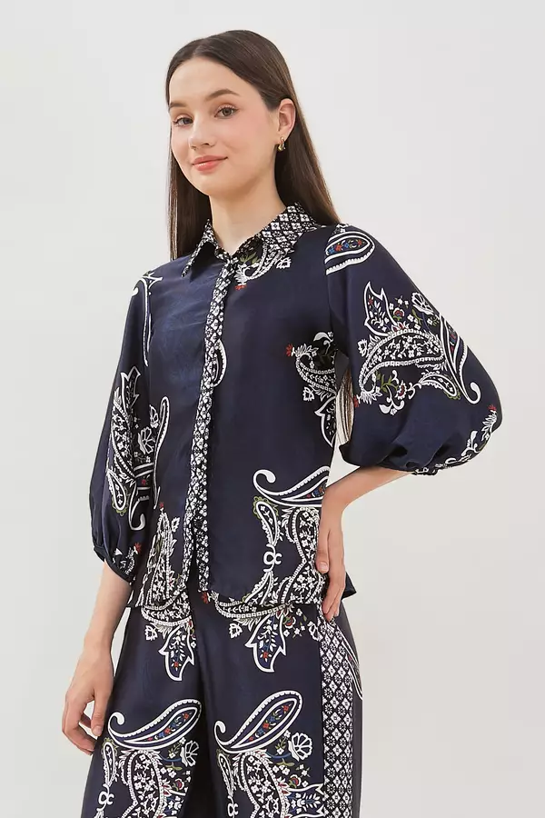 Minimal Jayanty Shirt Navy