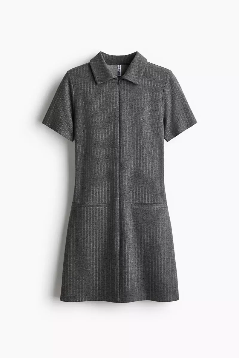 Buy H&M Collared jersey dress Online | ZALORA Malaysia