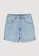H&M blue Denim Shorts Mom Fit C1148AAF4654B1GS_4