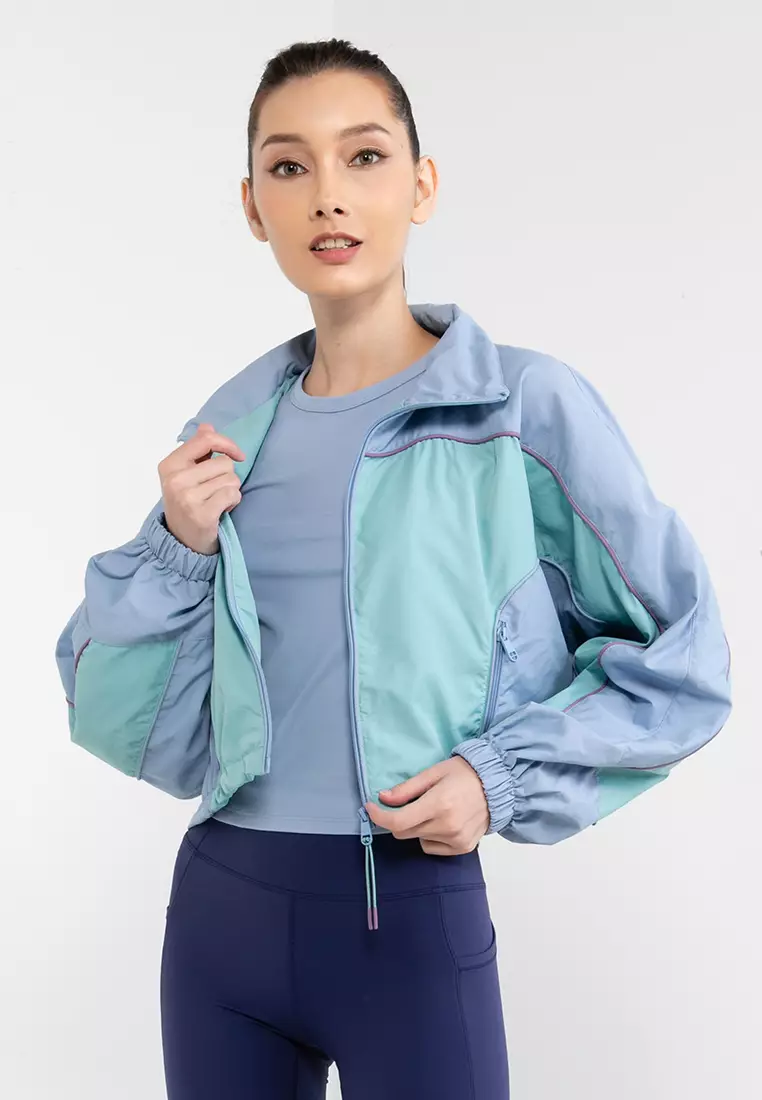 Windbreaker jacket cotton on top
