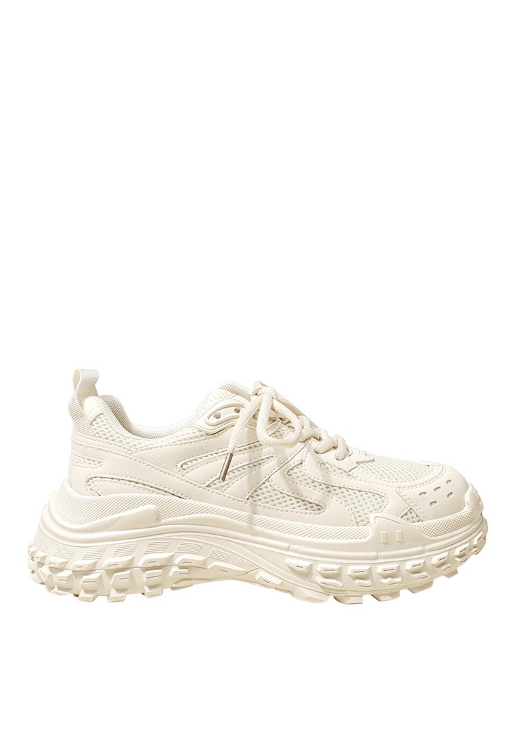 VANSA Stylish Paneled Platform Sneakers VPW-T001
