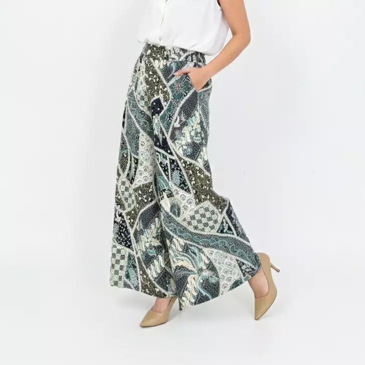 Celana Panjang Wanita - Palazzo Batik Ashley