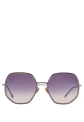 線上選購agnes B Agnes B 金屬太陽眼鏡ab C02 56 Eva Zalora 台灣