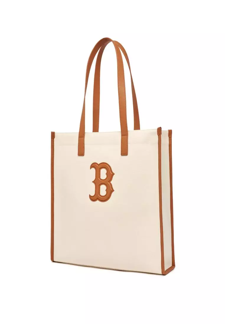 BASIC CANVAS VERTICAL TOTE BAG BOSTON RED SOX