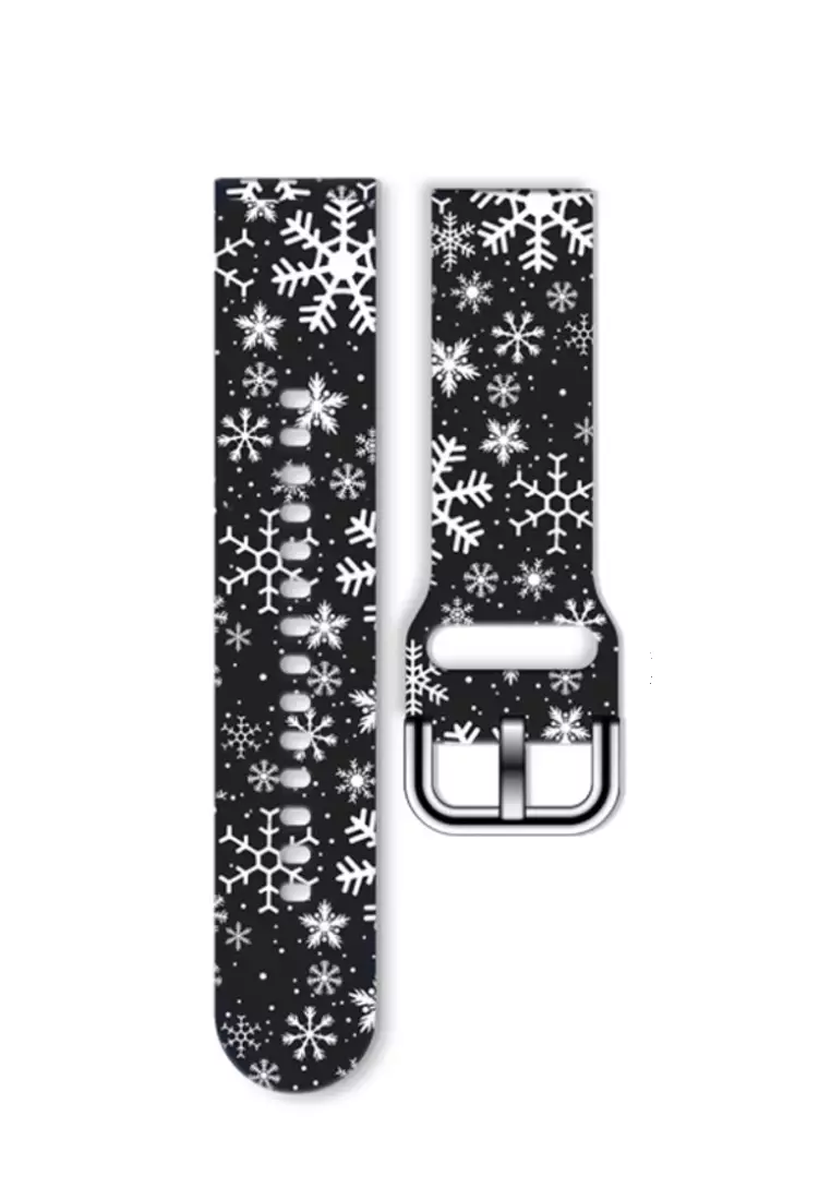 Chinese New Year Special limited series IOS/Android Black SmartWatch with 2 Rubber Straps