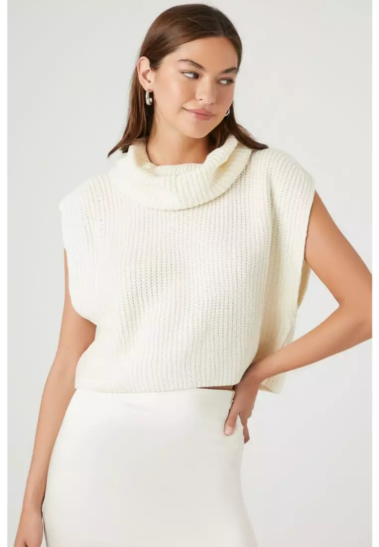 Forever 21 sleeveless turtleneck hotsell