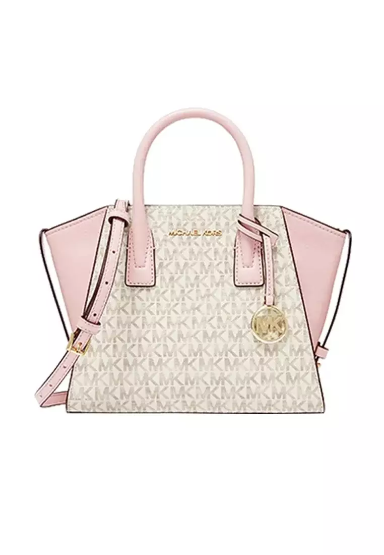 Buy Michael Kors Michael Kors AVRIL SM TZ SATCHEL PVC Cow Leather