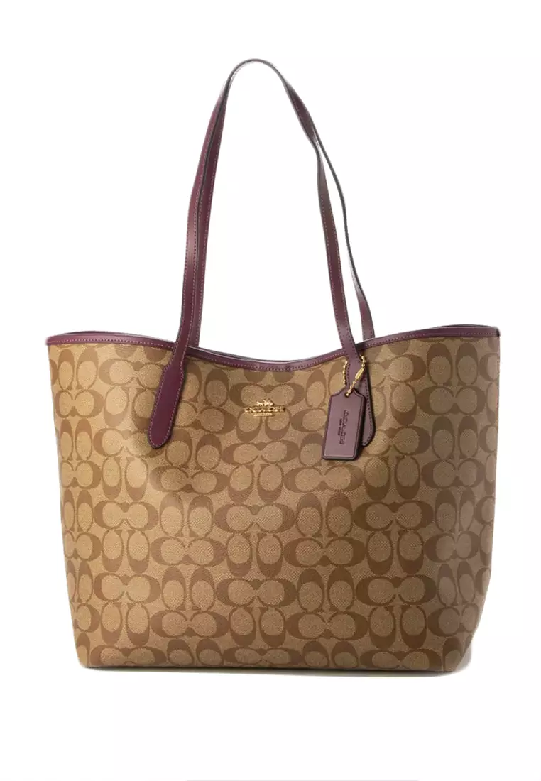 Coach open best sale city tote