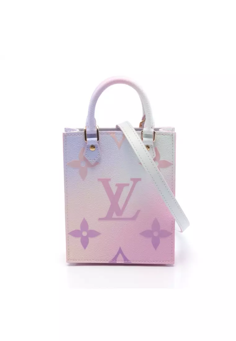 Buy Louis Vuitton Pre-loved LOUIS VUITTON Petite sack plastic monogram  Gradation Handbag PVC Light pink Light blue multicolor 2023 Online