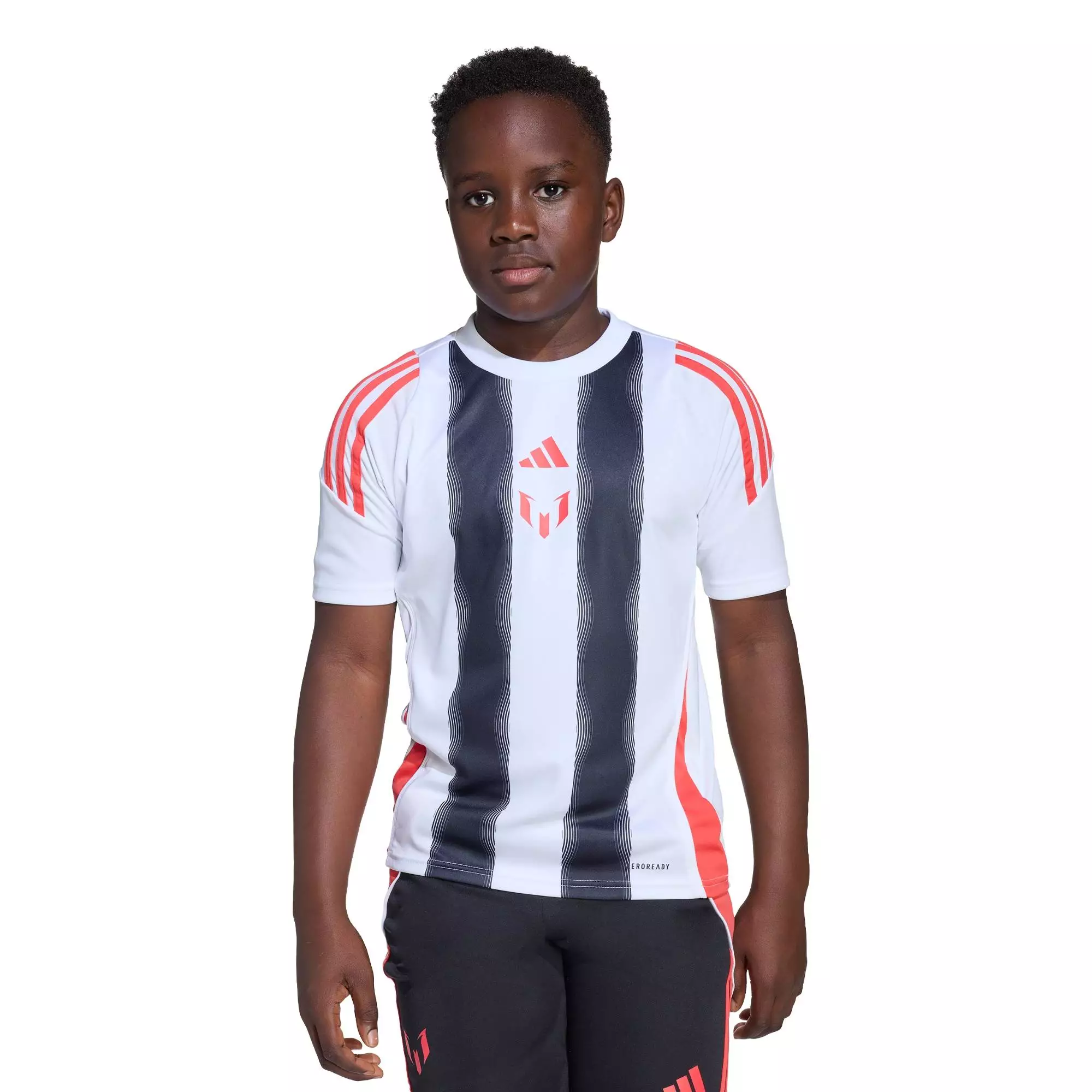 Football Messi Training Jersey Kids Unisex White JY9621