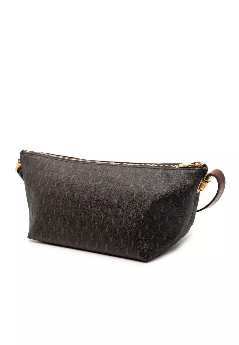 Pre-Loved Saint Laurent Le Monogramme Coated Canvas Shoulder Bag