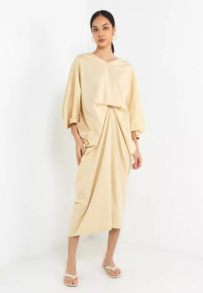 Buy Earth by Zalia Basics Organic Cotton Kaftan Online ZALORA