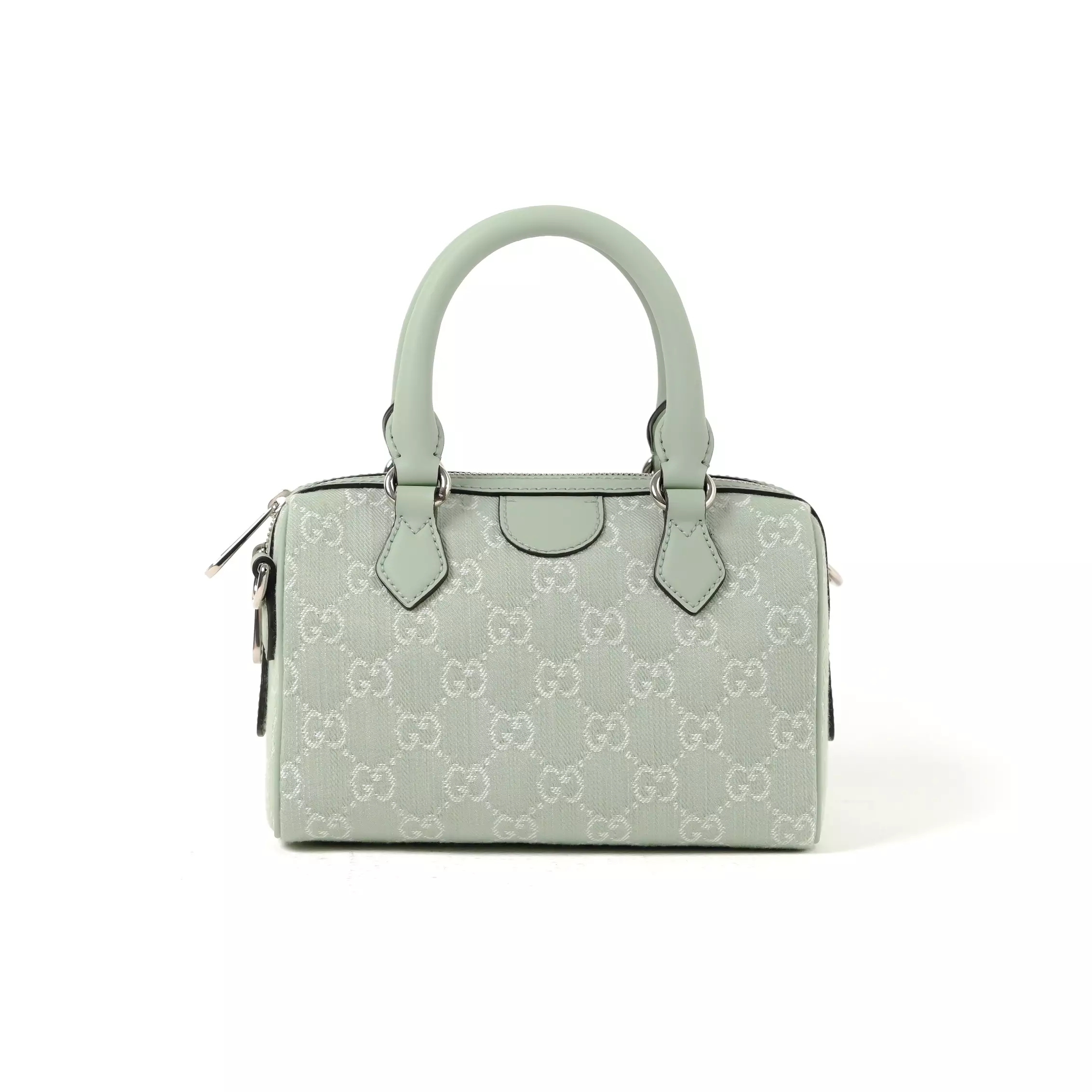 Tas GUCCI OPHIDIA SHW MINT CANVAS MINI DUFFLE BAG WITH LS 100% ORIGINAL