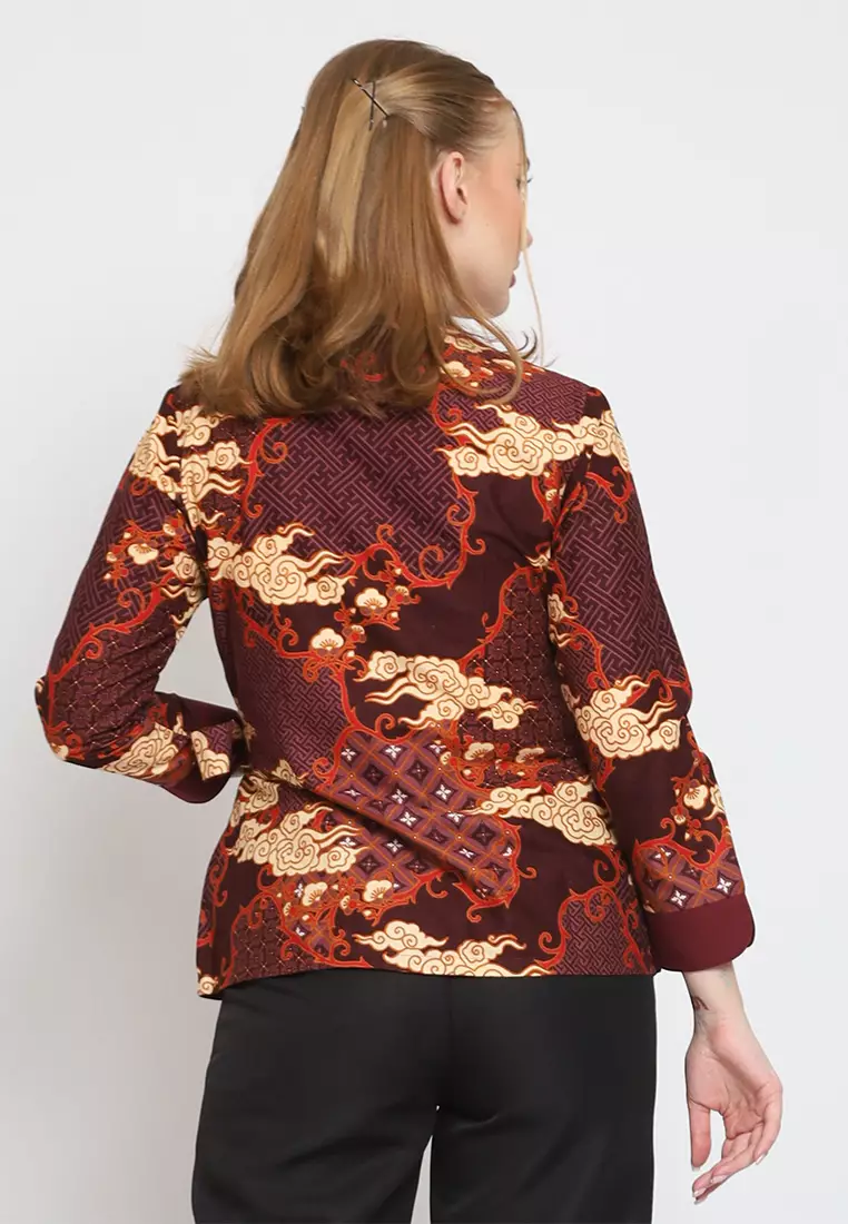 Hadinata Batik Wanita Blouse Cinta Caraka