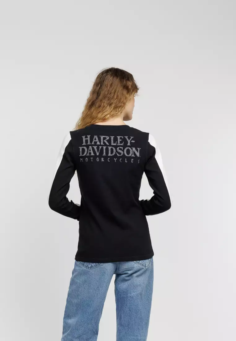 HD Willie G™ Skull Snap Front Henley