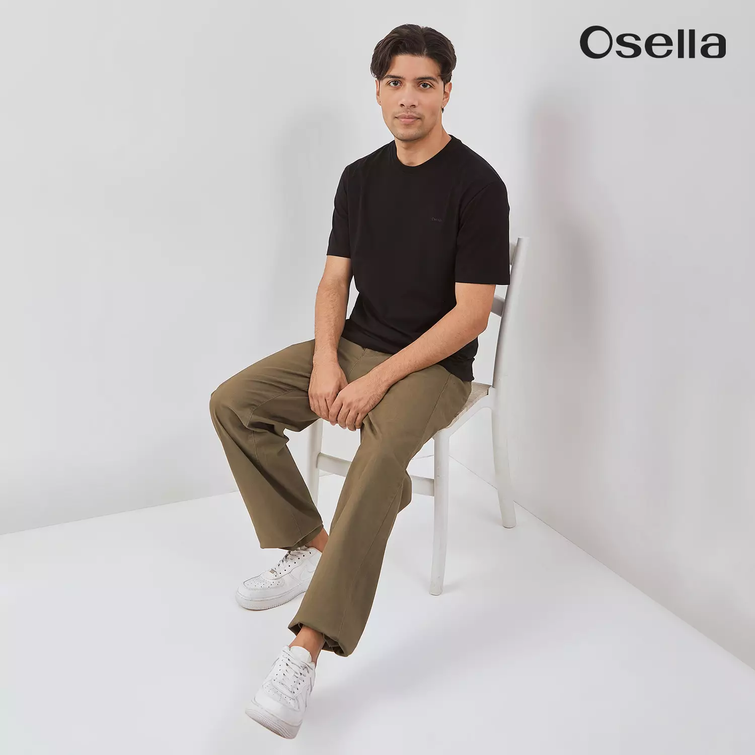 Osella Fred Loose Fit Trousers 208P660177 | Celana Panjang Chinos Pria