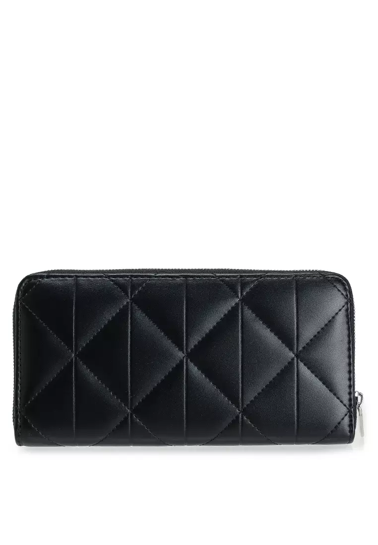 Quilted Long Zip Around Wallet - Calvin Klein Accessories