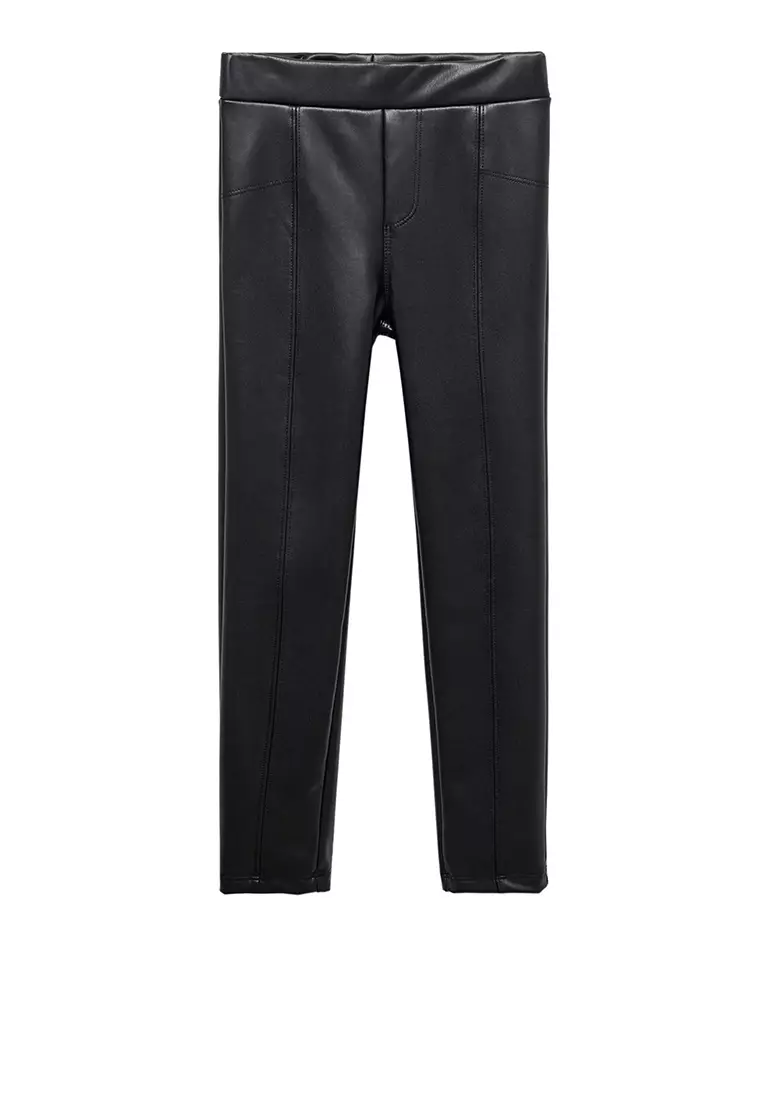 Childrens faux leather new arrivals pants