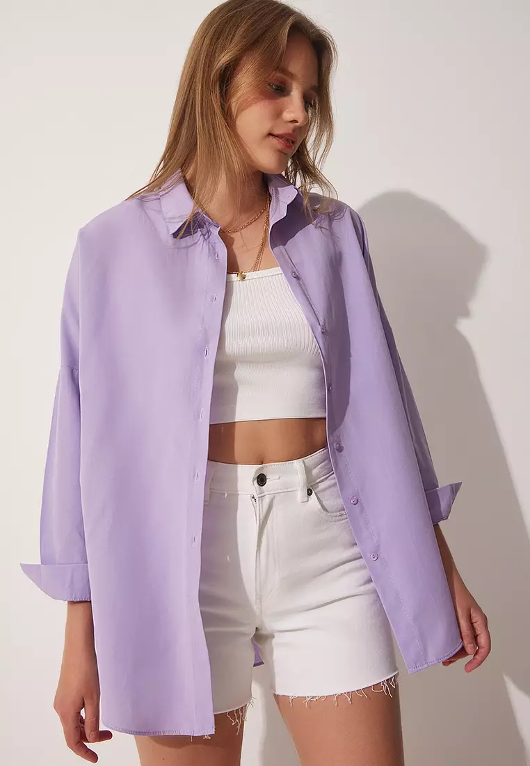 Oversize Long Basic Shirt