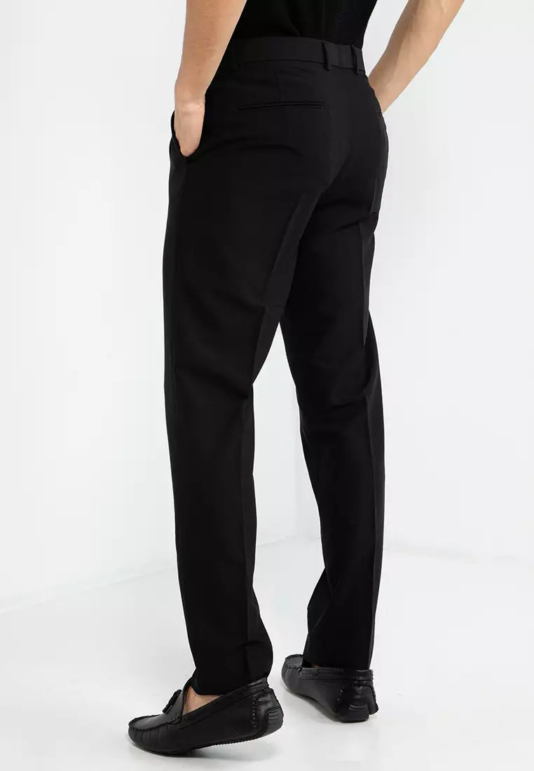 Peg Trousers - Black, Singapore Online Boutique Office Wear