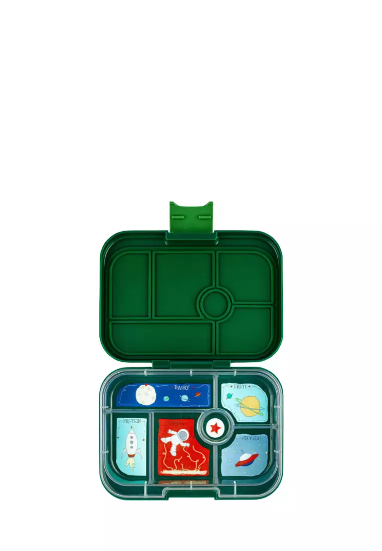 Yumbox Original Explore Green Rocket - Kotak Makan - Kotak Bekal Anak dan Dewasa