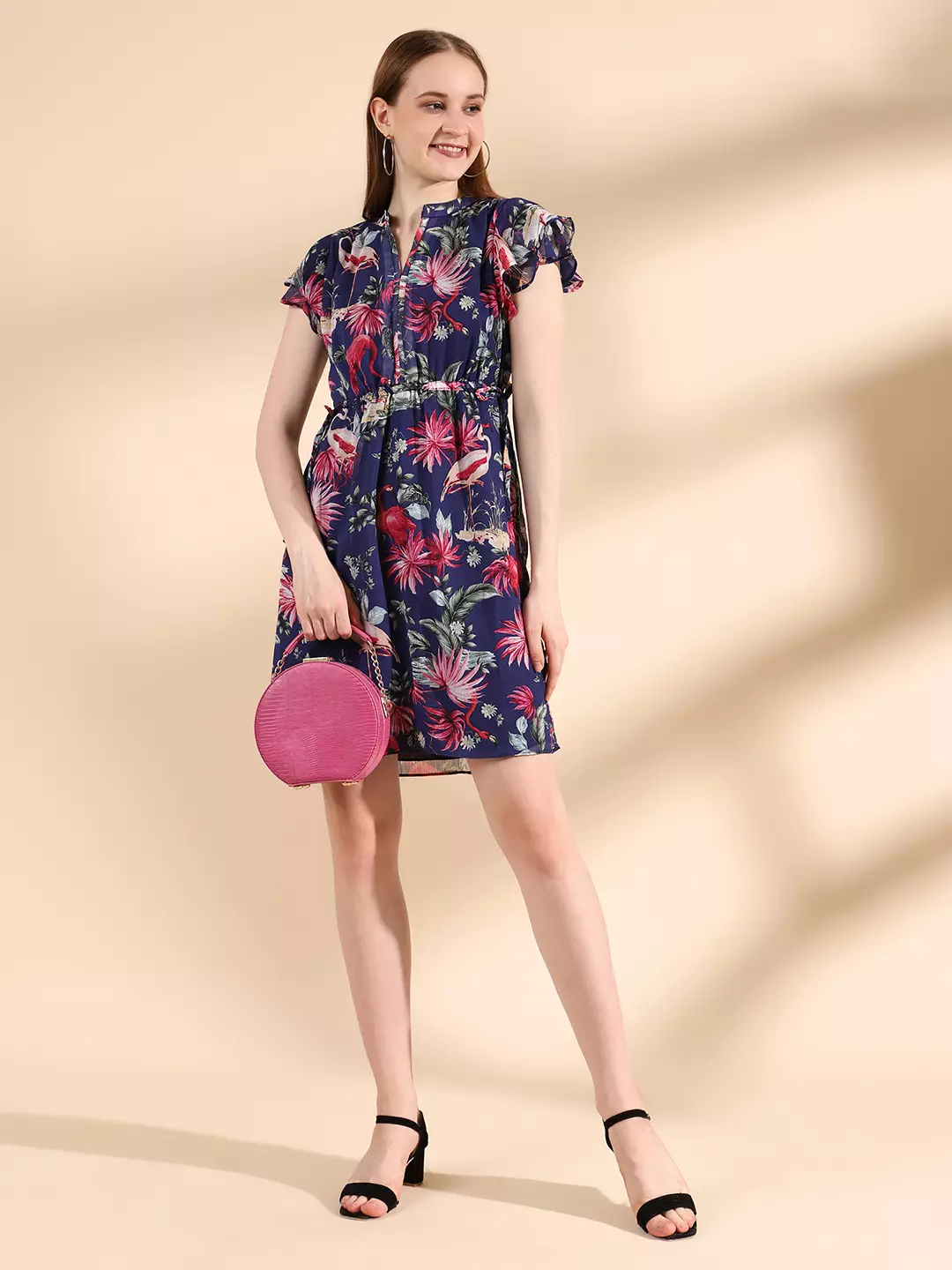 Chanira Jessie Dress-Navy