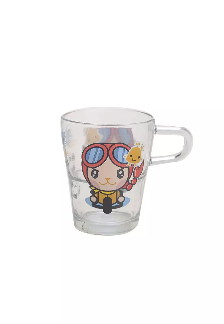 Briliant 1pc Glass Mug S12 Zodiak Sign Style Scorpio