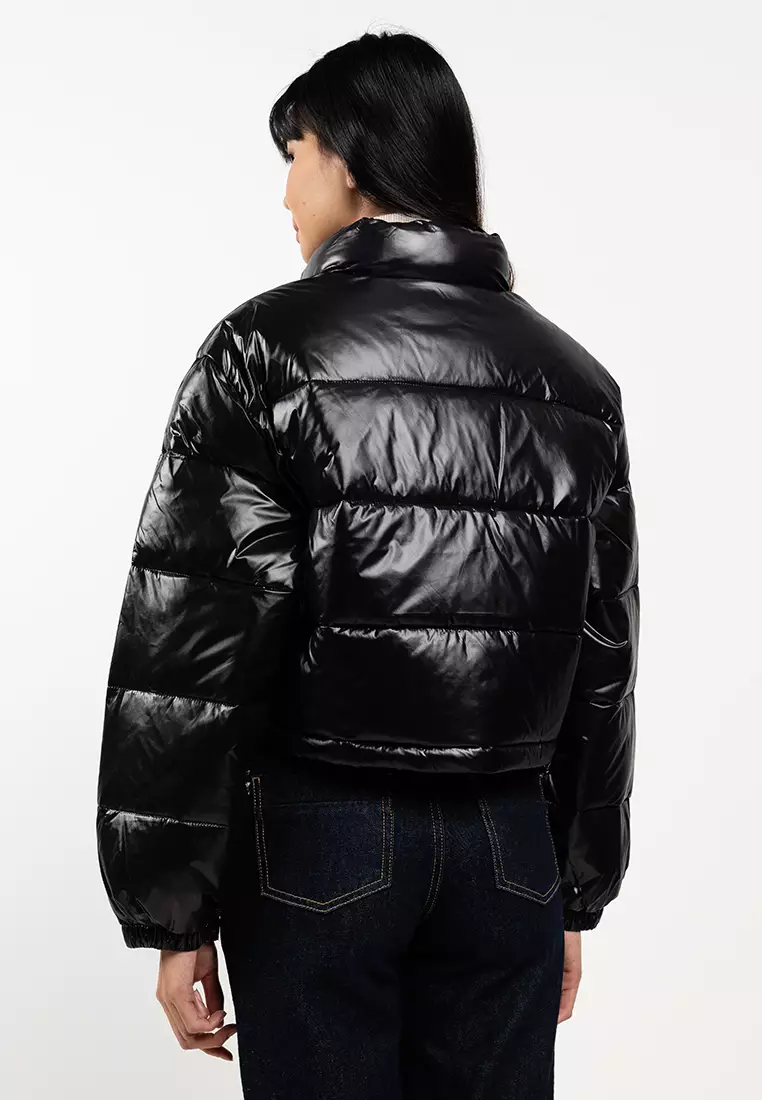 Shine Crop Puffer Jacket