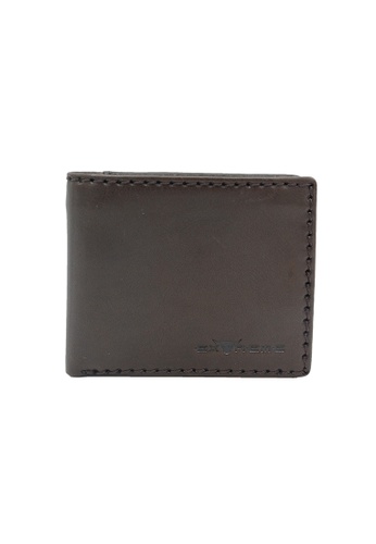EXTREME brown Extreme Leather Bifold Wallet (H 9 X 11 CM) 11F0BAC55A32EAGS_1