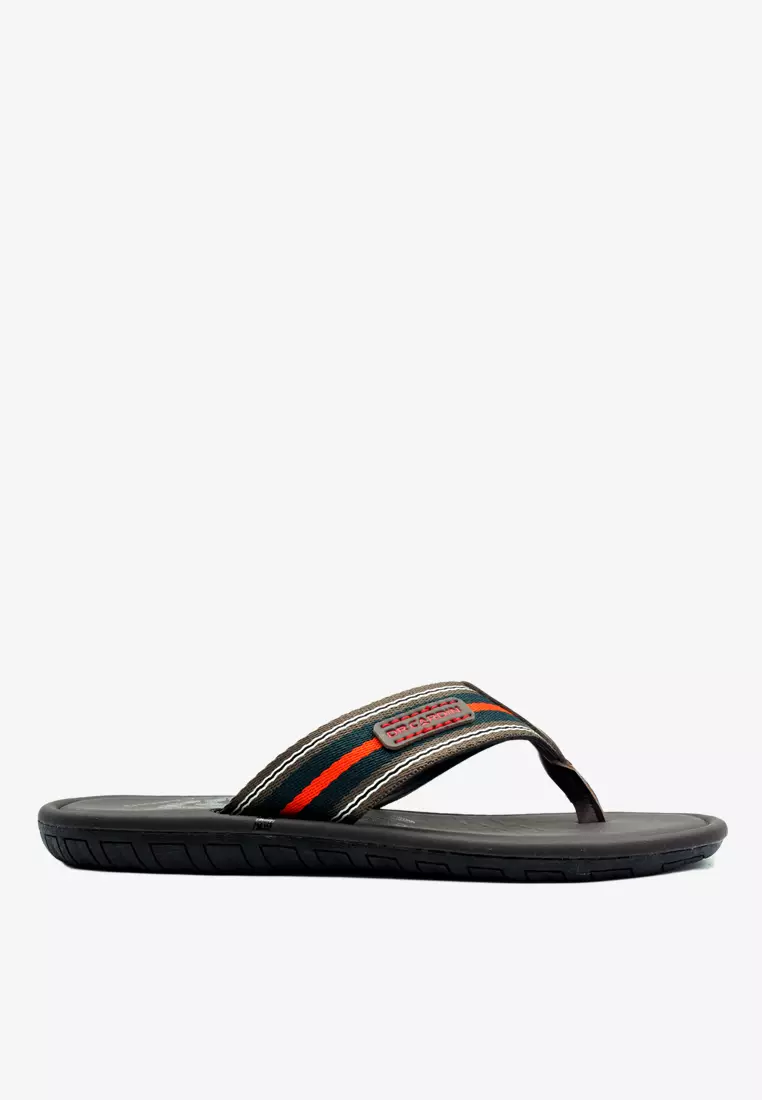 Mens fabric flip flops on sale