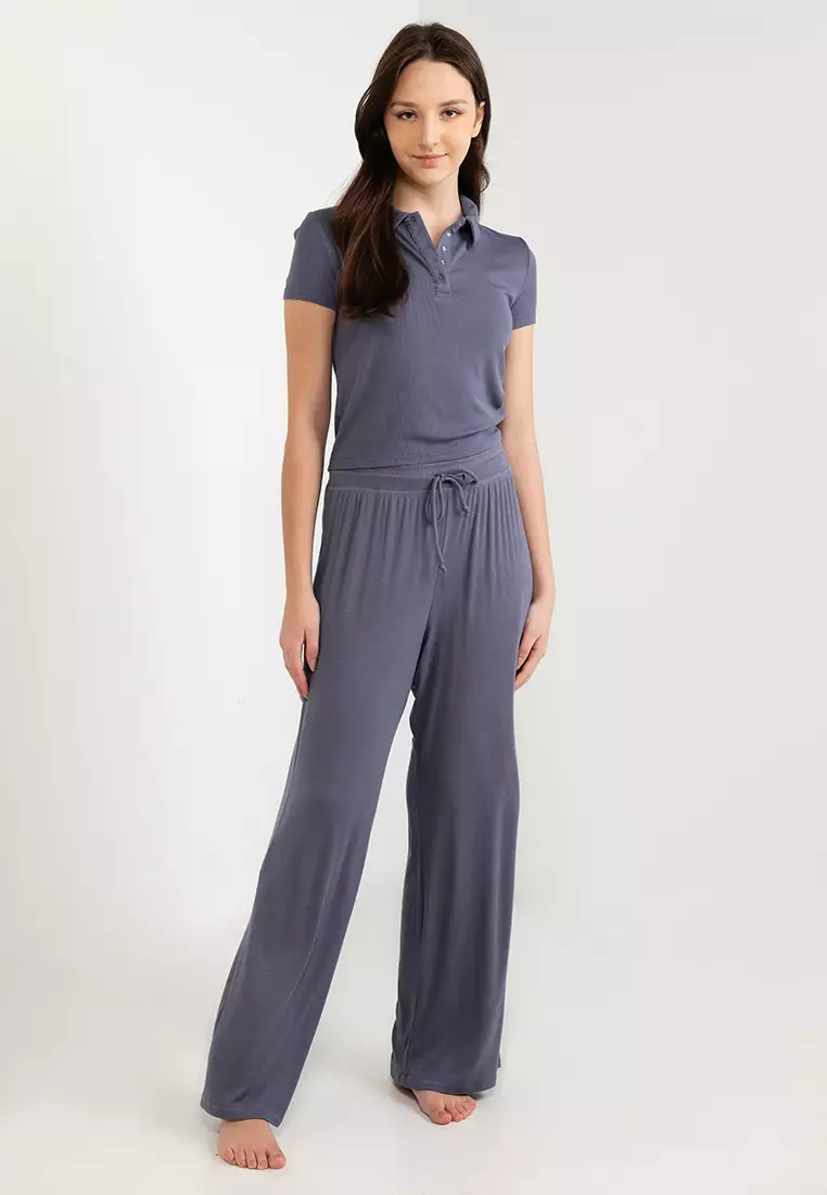 Buy Cotton On Body Sleep Recovery Wide Leg Pants 2024 Online ZALORA