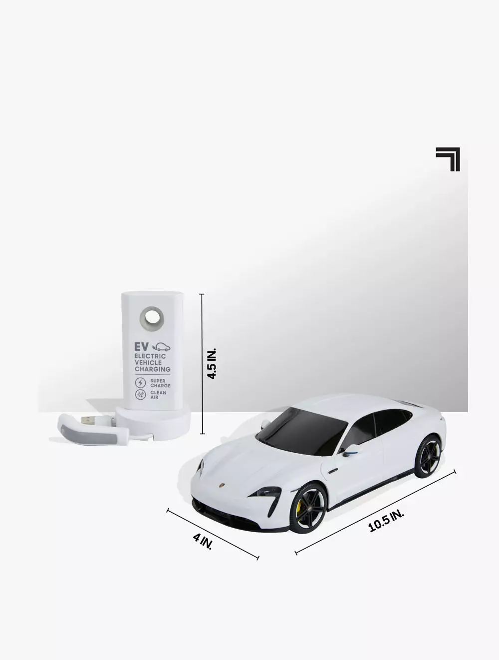 Discovery Sharper Image Toy RC Porsche Taycan Turbo S 1:20 - DCP1212010101 - Multicolor