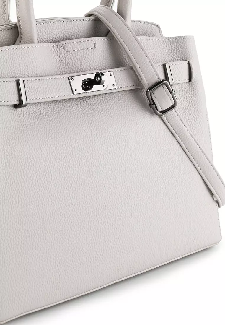 DETROIT R2383-10 TOP HANDLE BAG GREY