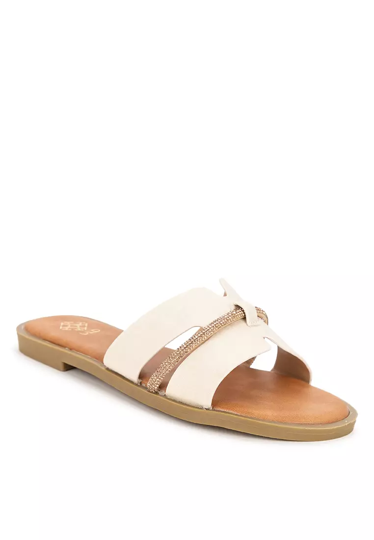 Discount on UNLISTED  shoes - SKU: ALAINA FLAT SLIDES