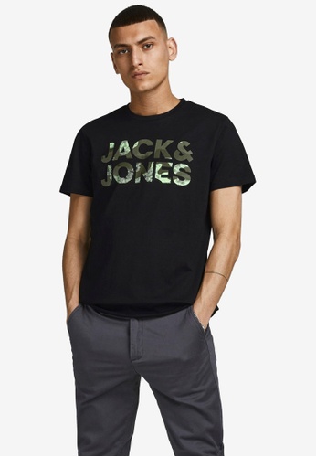Jack & Jones black Logo Print Tee 0125AAA5960C61GS_1
