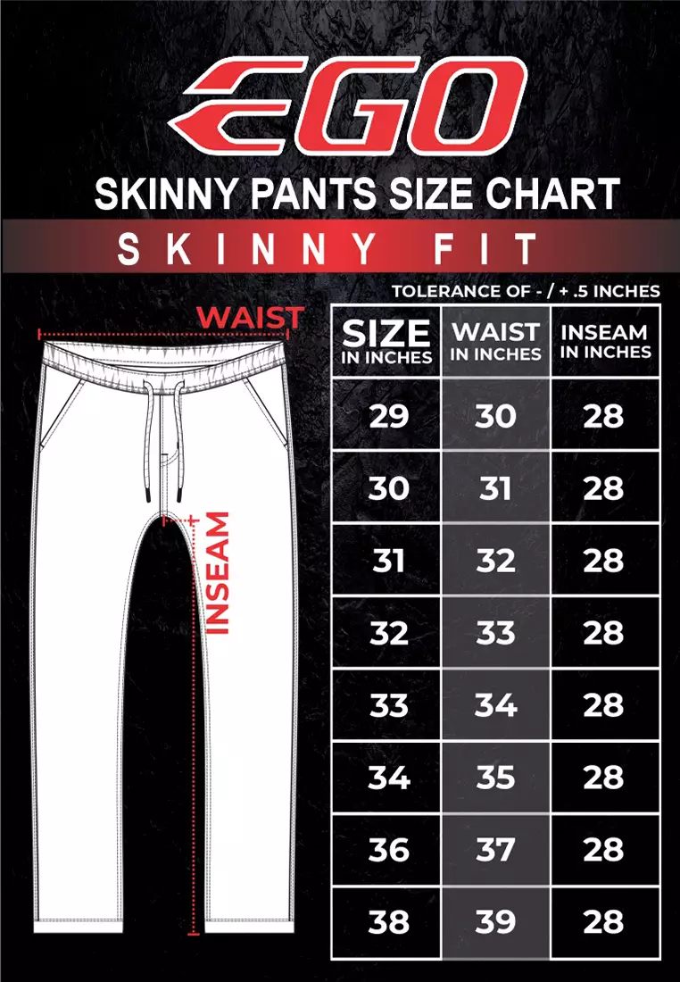 Denim Long Pants Skinny Fit Stretch