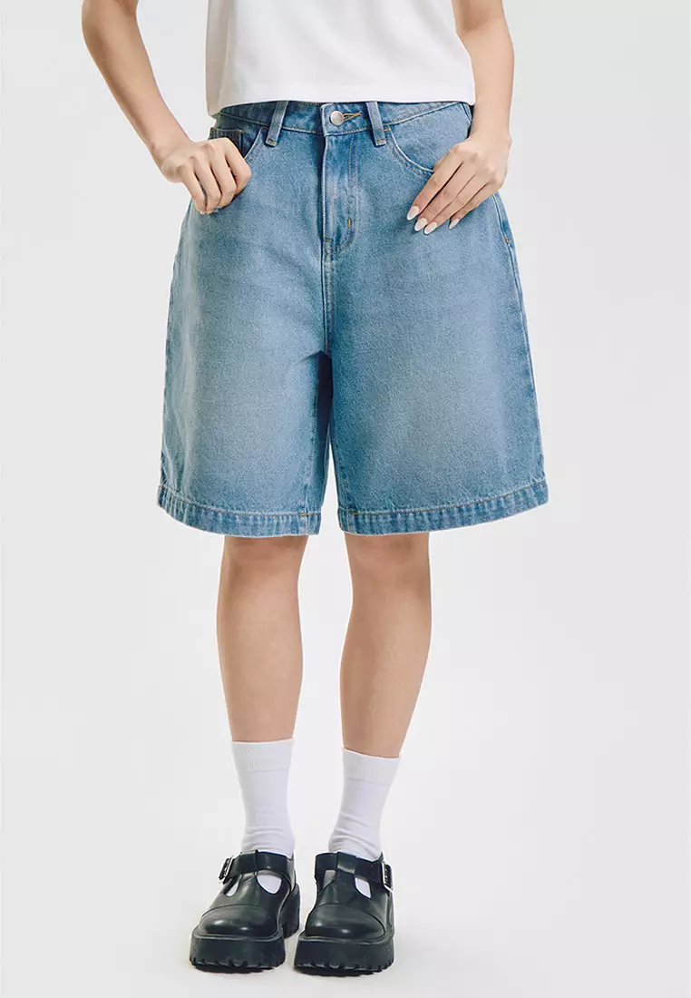 Bermuda Tinted Denim Shorts