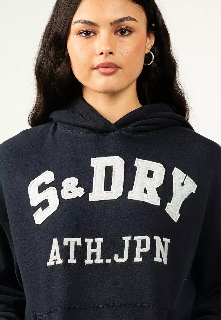 Athletic Essential Applique Relaxed Hoodie
