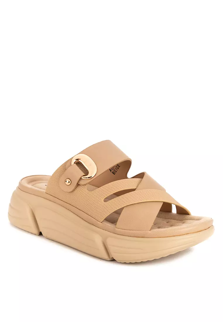 Discount on UNLISTED  shoes - SKU: ADA WEDGE SLIDES SOFTAWALK