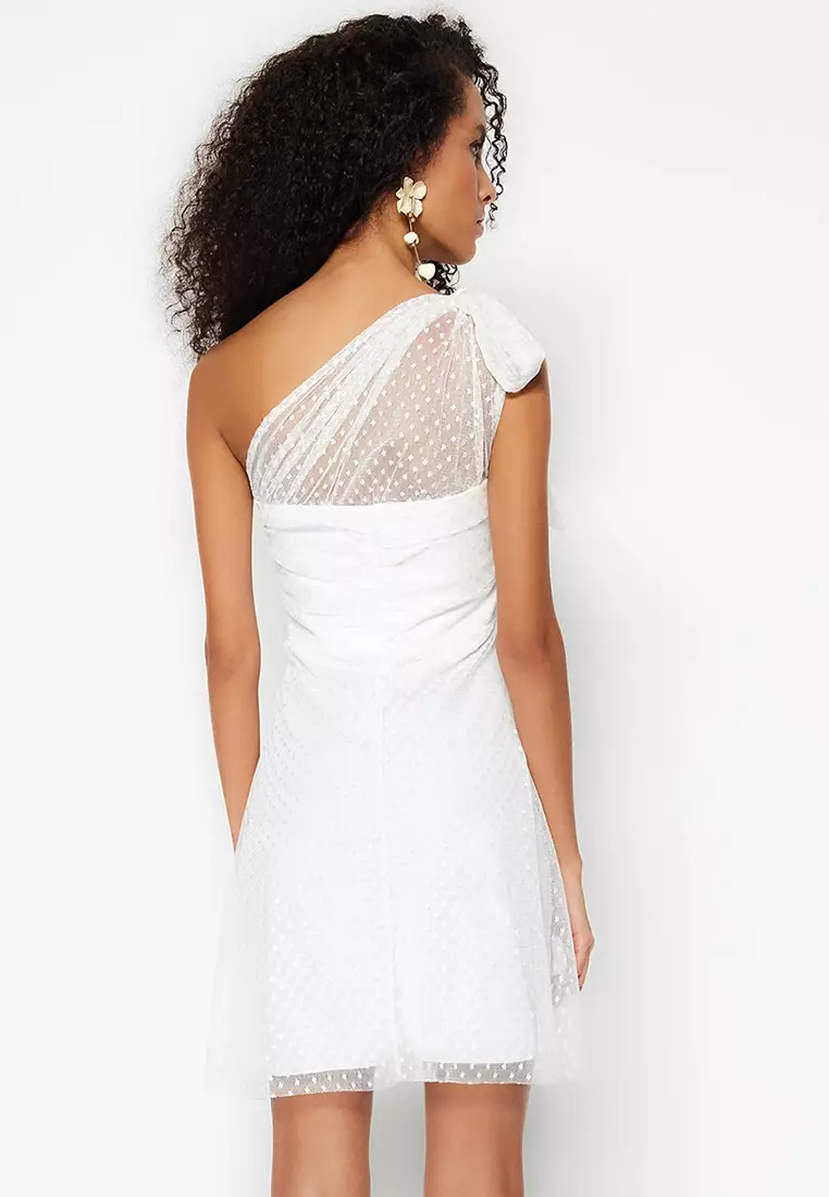Skater online bridal dress