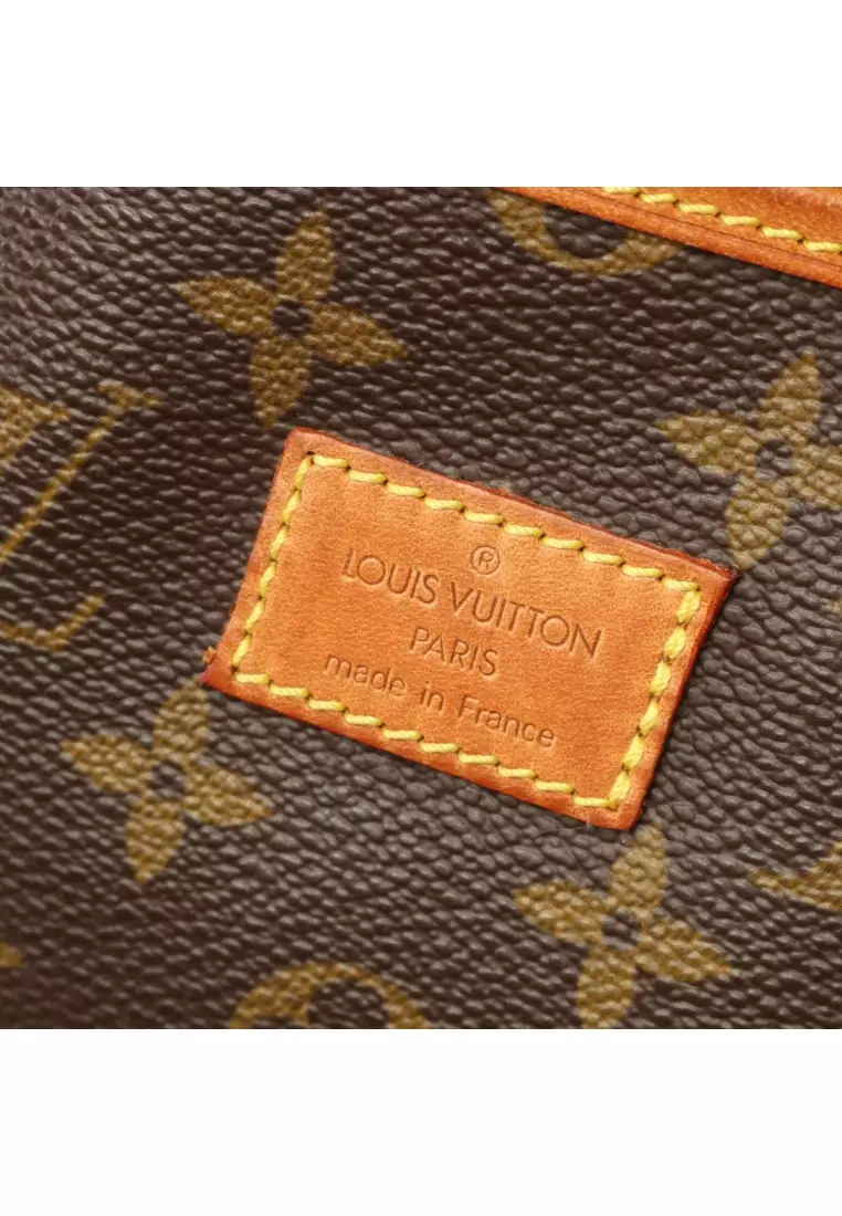 Pre-Loved Louis Vuitton Saumur 35 monogram Shoulder bag PVC leather Brown