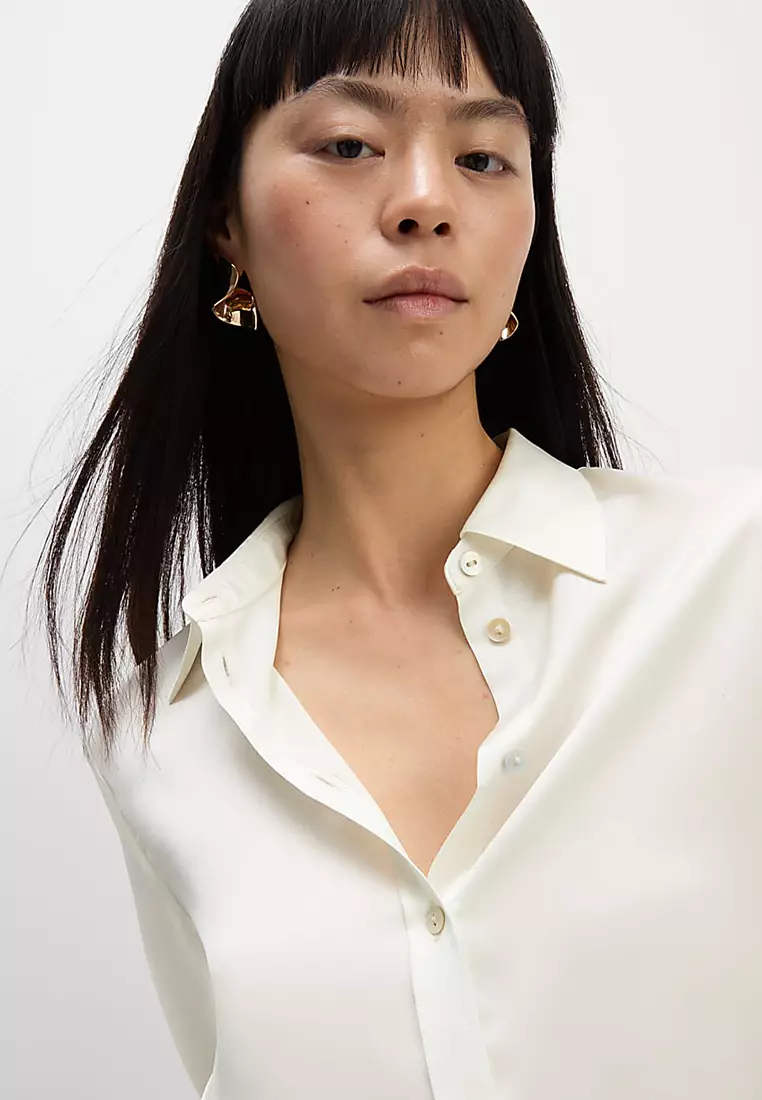 Satin Collared Shirt