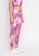 Clovia pink Clovia Snug Fit Ankle-Length High-Rise Active Tie-Dye Print Tights in Pink A275FAA7E7D876GS_5