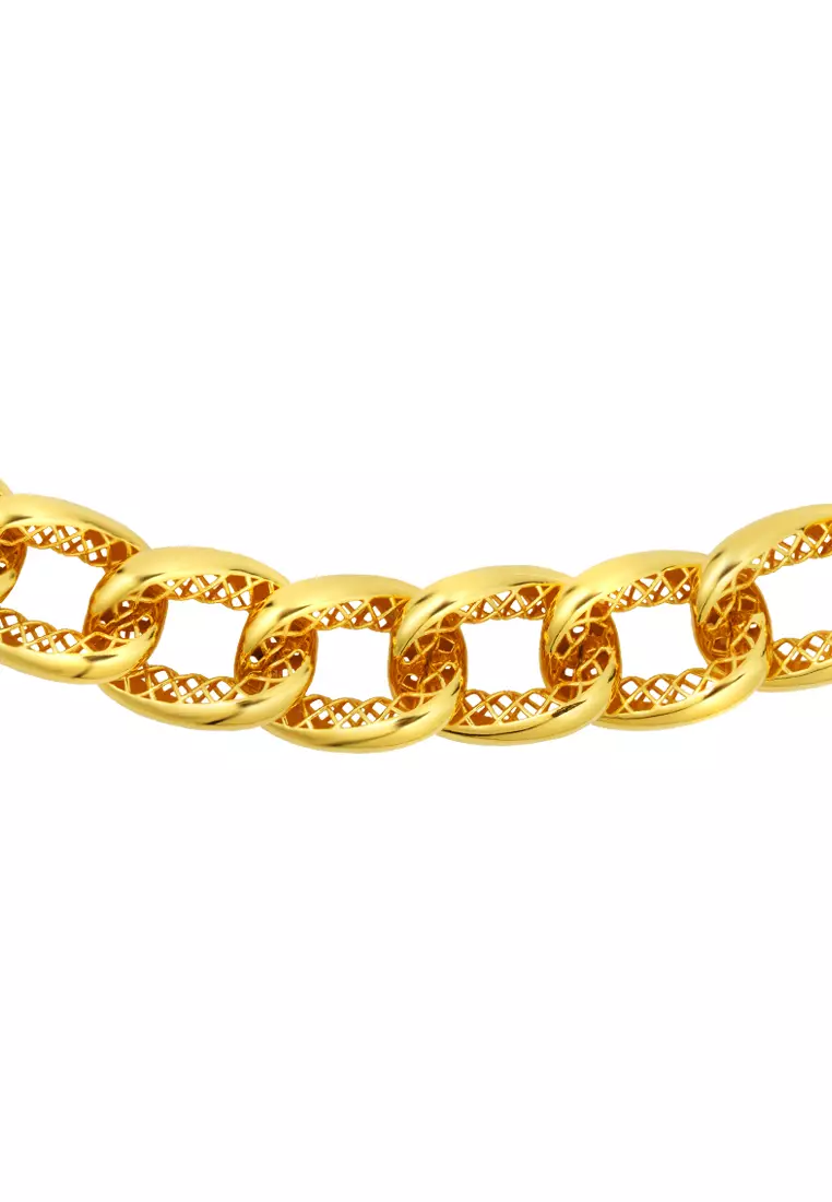 TOMEI Link Bracelet, Yellow Gold 916