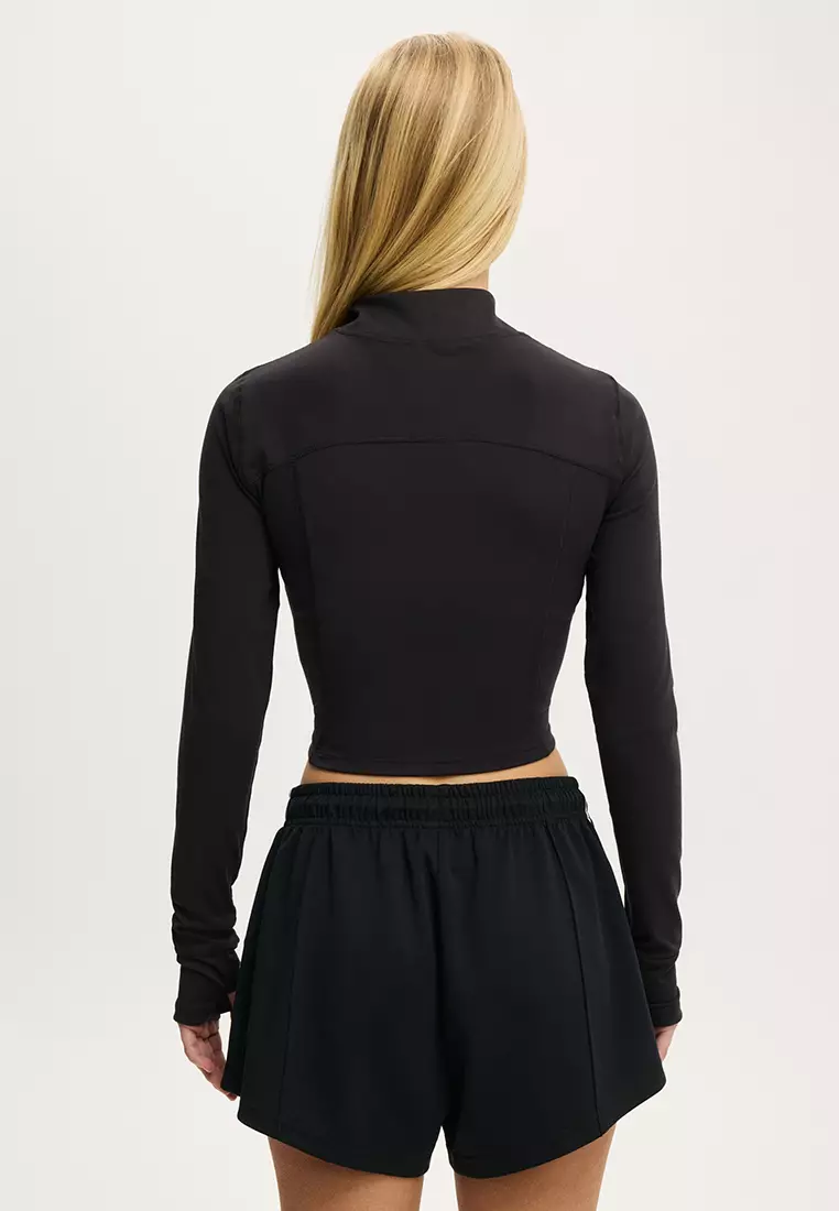 Ultra Soft Contour Long Sleeve Zip Through