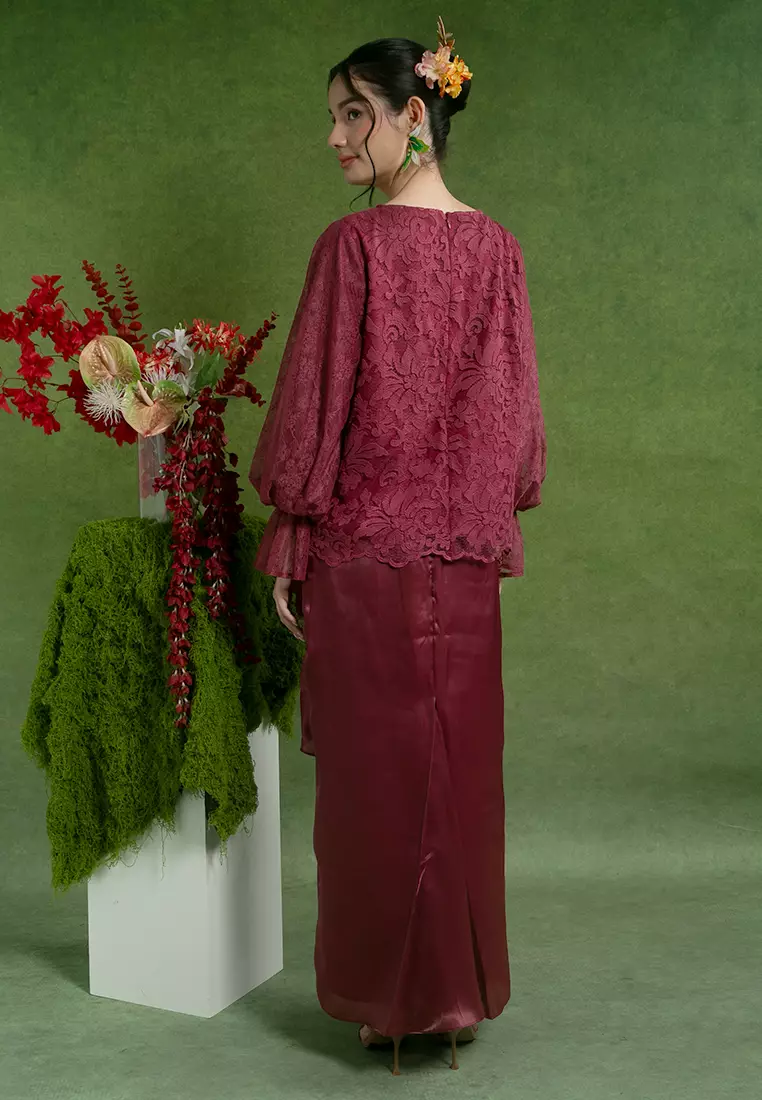 Shira Kurung Modern with Drape Skirt