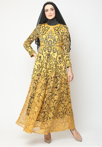 Jual Bibiq Bibiq Gamis Brokat Original Zalora Indonesia