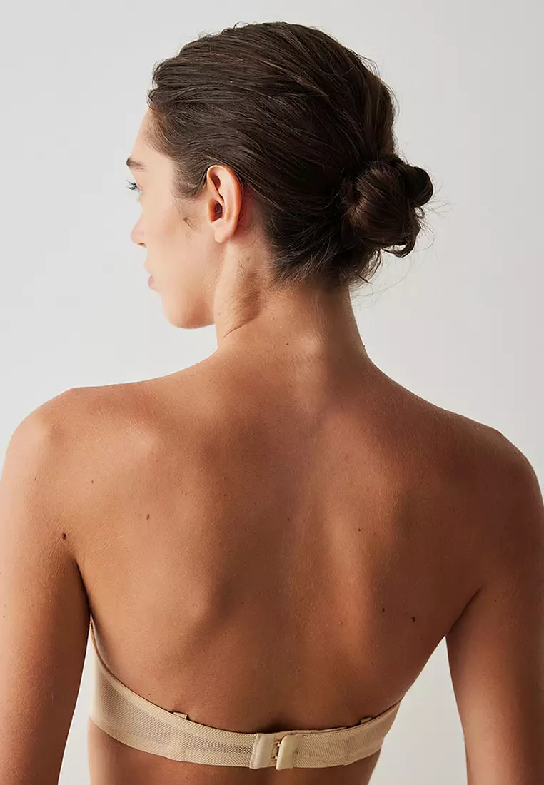 Nude Padded Pop Up Padded Bra